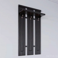 Вешалка 3 крючка Aletan Wood