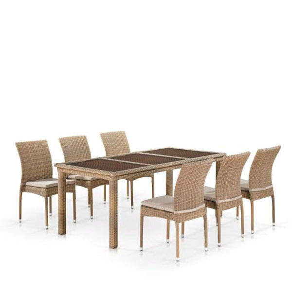 Комплект мебели T365/Y380B-W65 6Pcs Light Brown