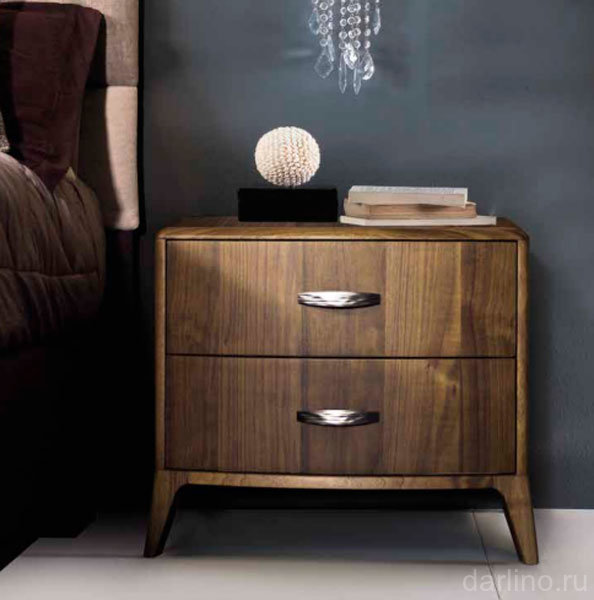 Тумба прикроватная 2 ящика Elegance