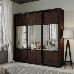 Шкаф-купе 3-х дверный с зеркалами посередине Нео H2300