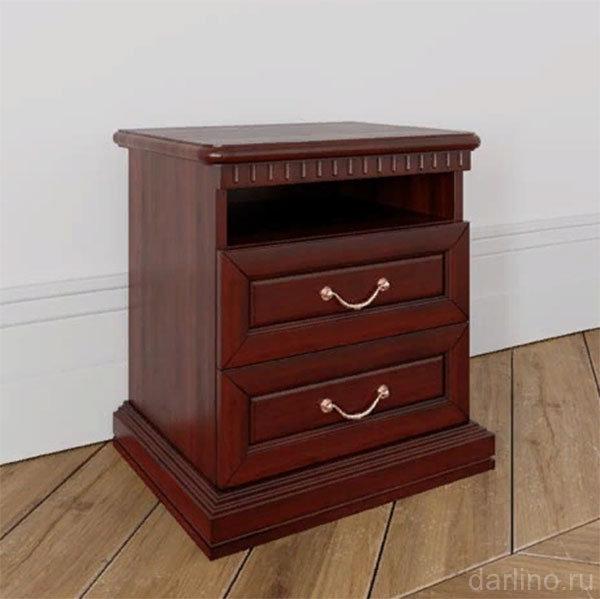 Тумба прикроватная 2 ящика Aletan Wood