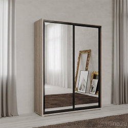 Шкаф-купе 2-х дверный Нео с 2 зеркалами L1604 х H2100